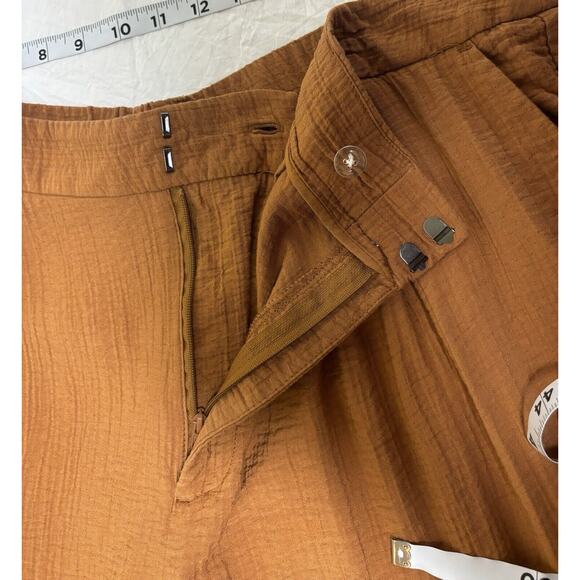 A New Day Women's Pants Pleated Crepe High Rise Wide Leg Trouser Size 16 Career - Picture 5 of 12